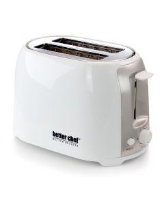 Better Chef Cool Touch Wide-Slot Toaster- White