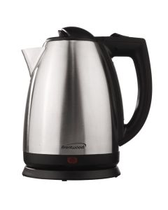 Brentwood 2.0 L Stainless Steel Electric Cordless Tea Kettle 1000W (Brushed)