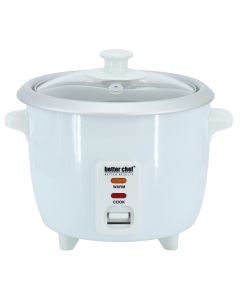 Better Chef 3 Cup Automatic Rice Cooker in White