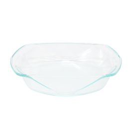 Soho Lounge Carnegie Hill 12 inch x 10 Inch x 2.6 Inch Tempered Glass Roaster Pan with Built-in Handles